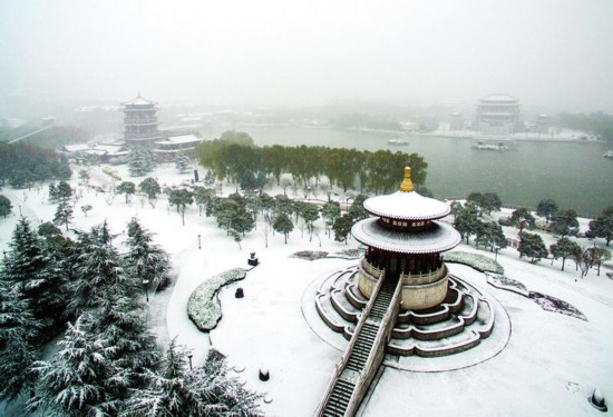 今日 大雪 节气无雪古都西安的第二场雪啥时来