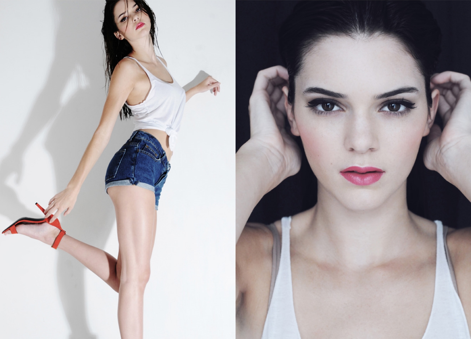 卡戴珊小妹出席派对 性感透视裙美腿抢眼