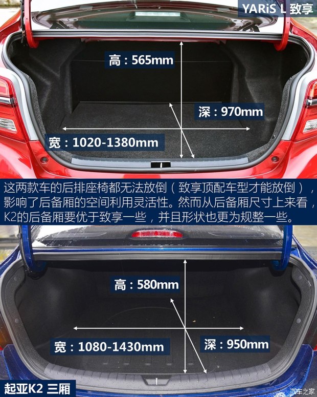 选择更多样 丰田yaris l 致享对起亚k2