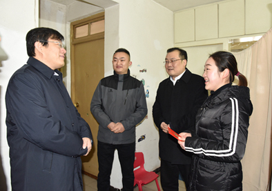 阜阳市副市长李红、颍泉区委书记刘洪洁带队到