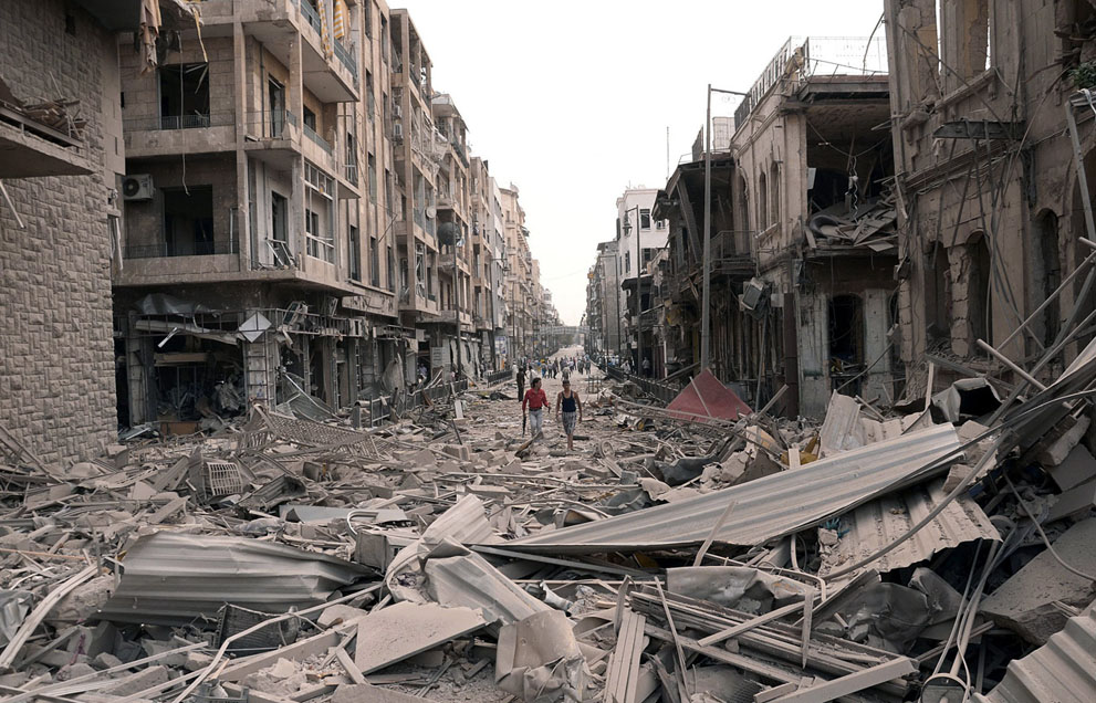 阿勒颇巷战图片